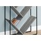 Monarch Specialties Bookshelf, Bookcase, Etagere, 3 Tier, 60"H, Office, Bedroom, Metal, Laminate, Grey, Black I 2200 - alternate 5